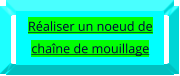 Réaliser un noeud de chaîne de mouillage