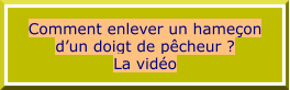 Comment enlever un hameçon d’un doigt de pêcheur ? La vidéo